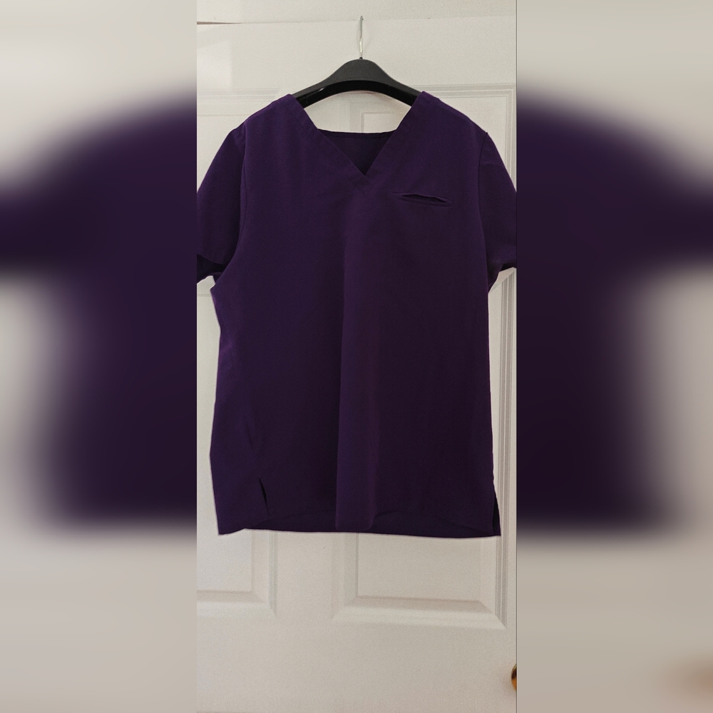 Mandala V-Neck Scrub Top XL